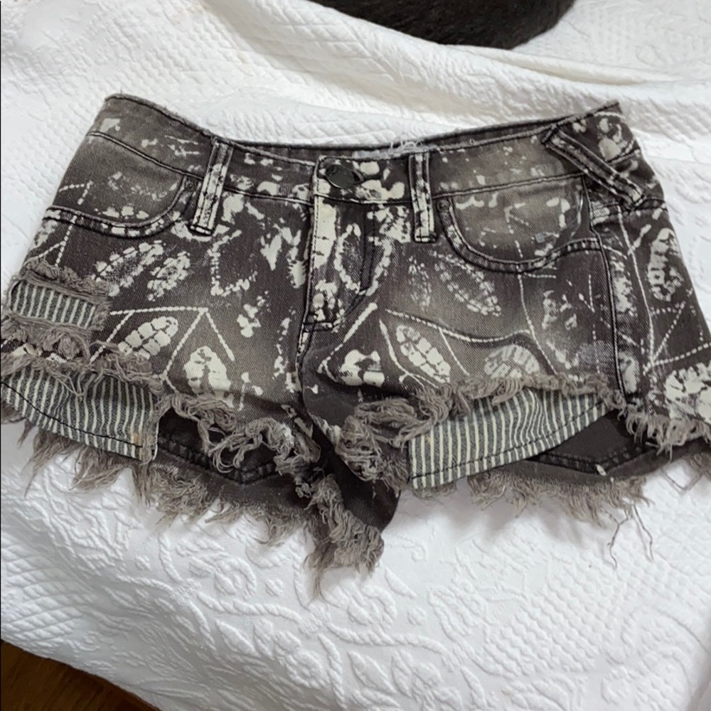 Free people jean shorts size 24